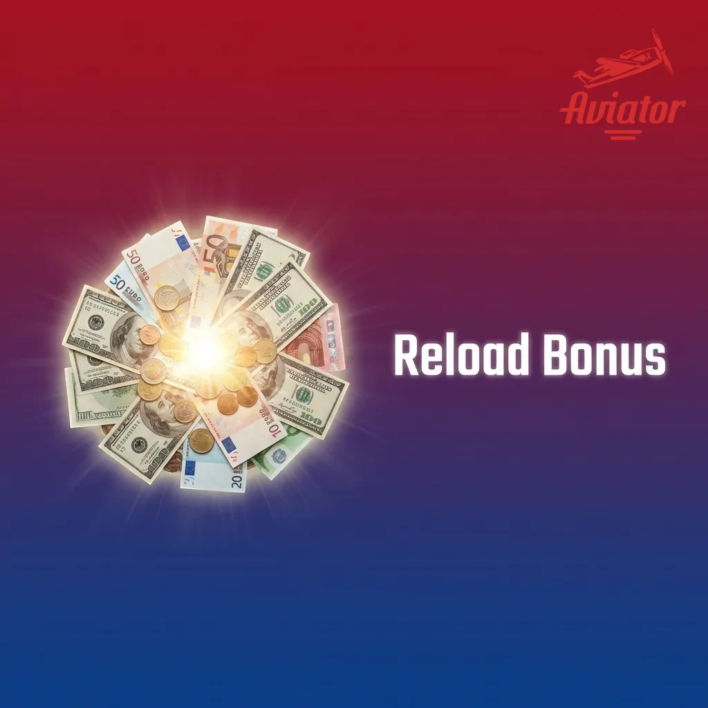 Existing player making a deposit to claim a reload bonus for extended Aviator gameplay sessions
